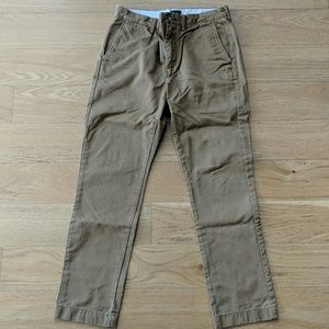 🔥J CREW MEN'S CHINO PANTS GOLD GOLD SILM 29X30